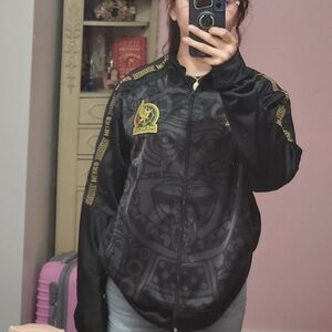 Black Graphic Men's Jacket